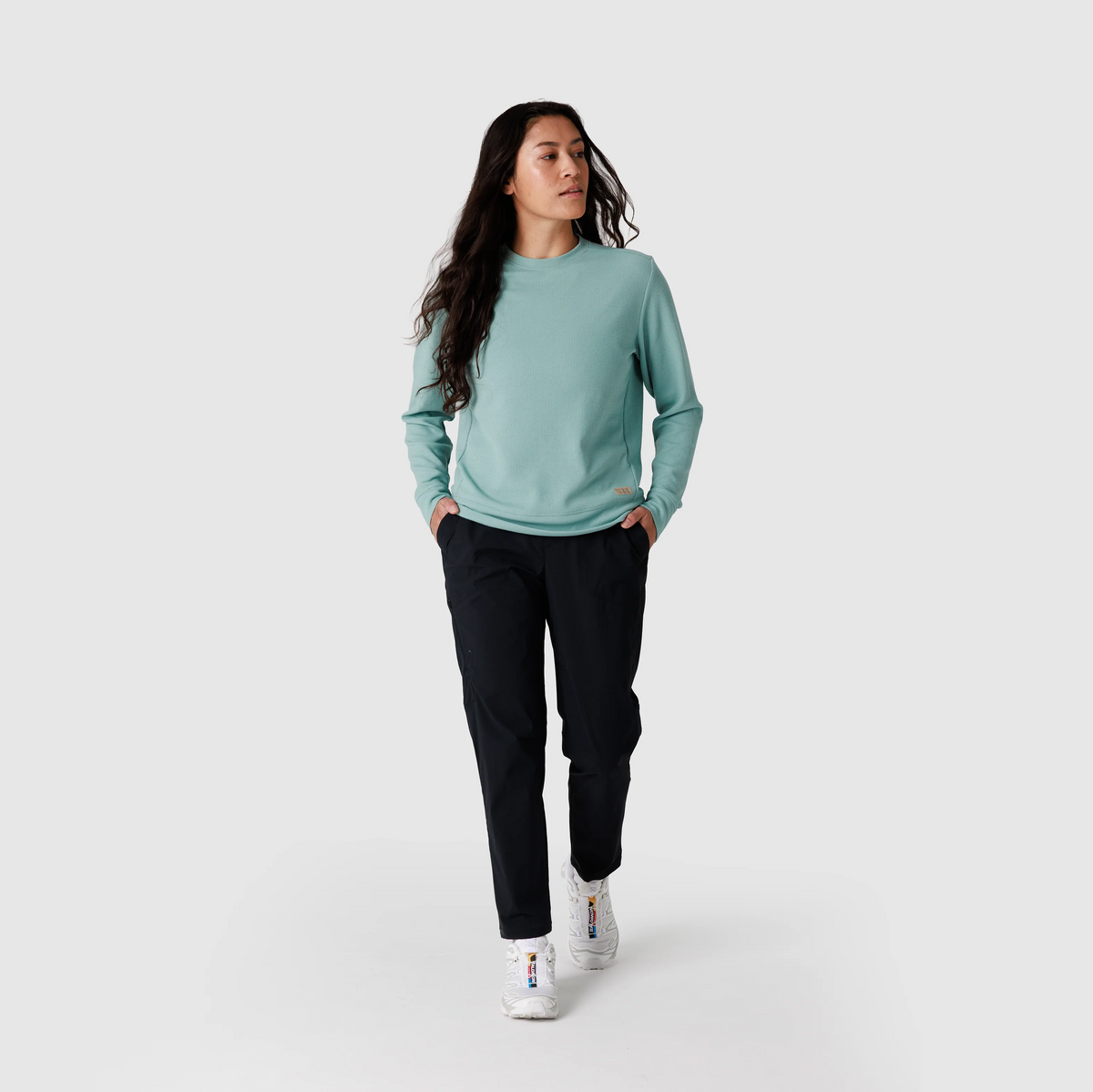 Women's Eclipse Waffle Long Sleeve Tee