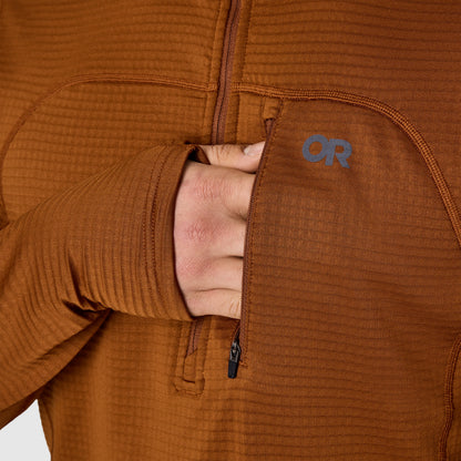 Men's Vigor Grid Fleece Half Zip