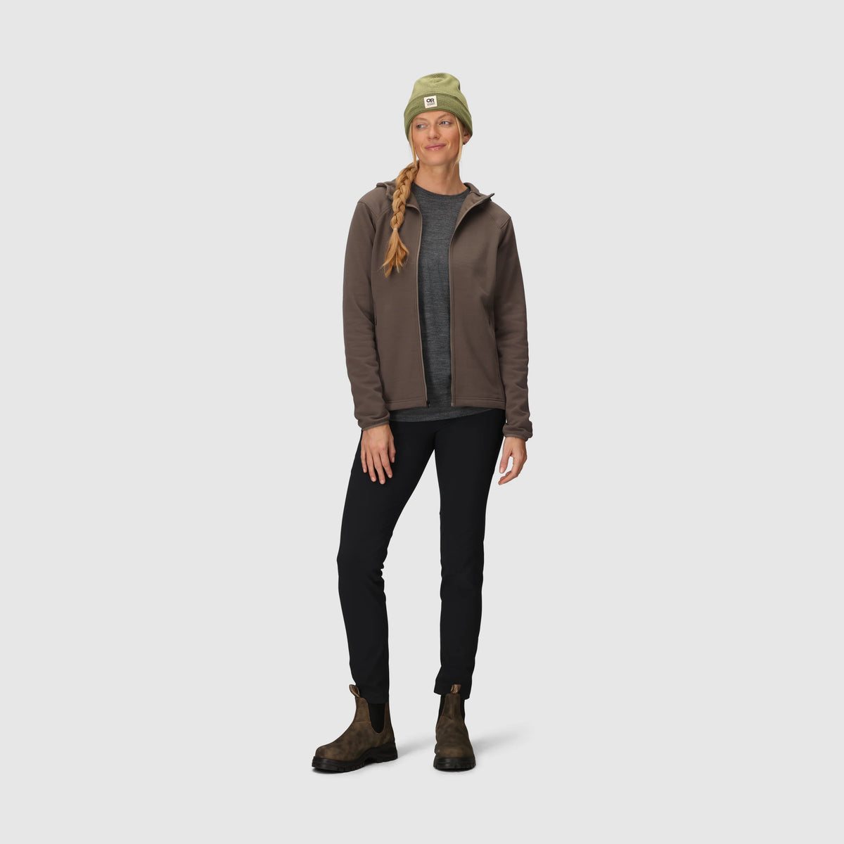 Women's Crescent Fleece Full Zip Hoodie