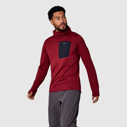 Men's Vigor Grid Fleece Pullover Hoodie